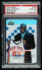 Mike Sweetney [Refractor] #186 Basketball Cards 2002 Finest Prices