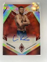 Calvin Kattar [Red] #PX-CKT Ufc Cards 2023 Panini Chronicles UFC Phoenix Autographs Prices