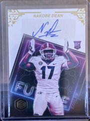 Nakobe Dean Football Cards 2022 Panini Elements Future Signs Autographs Prices