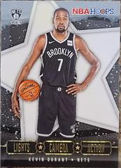 Kevin Durant [Winter] #29 Basketball Cards 2020 Panini Hoops Lights Camera Action Prices