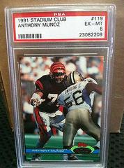 Anthony Munoz Football Cards 1991 Stadium Club Prices