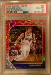 Luka Doncic [Red Explosion] #39 Basketball Cards 2019 Panini Hoops Prices