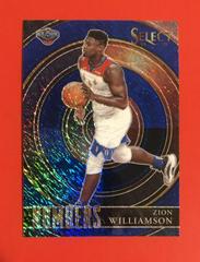 Zion Williamson [Blue] Basketball Cards 2020 Panini Select Numbers Prices