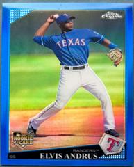 Elvis Andrus [Blue Refractor] #194 Baseball Cards 2009 Topps Chrome Prices