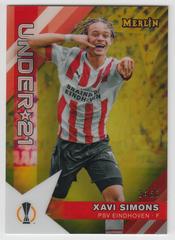 Xavi Simons [Gold] #107 Soccer Cards 2022 Topps Merlin Chrome UEFA Club Competitions Prices