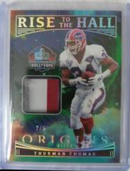Thurman Thomas [Turquoise] Football Cards 2022 Panini Origins Rise to the Hall Prices