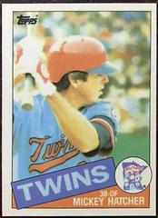 Mickey Hatcher Baseball Cards 1985 Topps Tiffany Prices