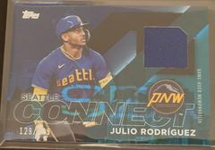 Julio Rodriguez [Black] #CC-JROD Baseball Cards 2024 Topps City Connect Swatch Prices