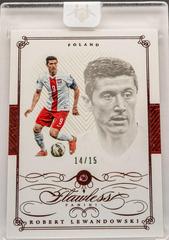 Robert Lewandowski [Ruby] #82 Soccer Cards 2016 Panini Flawless Prices