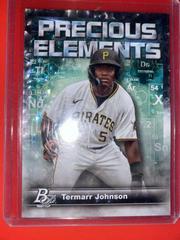 Termarr Johnson [Ice] #PE-1 Baseball Cards 2023 Bowman Platinum Precious Elements Prices