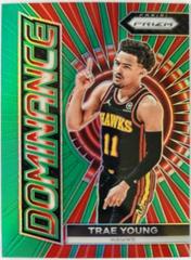 Trae Young [Green Prizm] #14 Basketball Cards 2023 Panini Prizm Dominance Prices