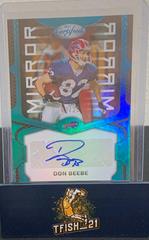Don Beebe [Teal] #MS89 Football Cards 2023 Panini Certified Mirror Signatures Prices