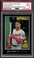 Juan Soto [Black Refractor] #481 Baseball Cards 2019 Topps Heritage Prices