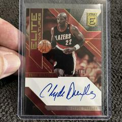 Clyde Drexler [Red] #16 Basketball Cards 2023 Donruss Elite Signature Prices