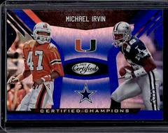 Michael Irvin [Blue] #10 Football Cards 2018 Panini Certified Champions Prices