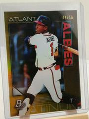Ozzie Albies [Gold] #11 Baseball Cards 2020 Bowman Platinum Prices