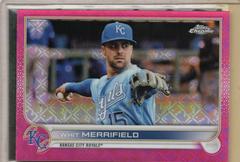 Whit Merrifield [Pink] Baseball Cards 2022 Topps Chrome Logofractor Prices