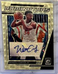 Wendell Carter Jr. [Gold] Basketball Cards 2021 Panini Donruss Optic Dominators Signatures Prices