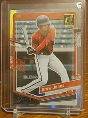 Druw Jones [Gold] #24 Baseball Cards 2023 Panini Chronicles Clearly Donruss Prices