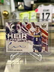 Christian Braun #HA-CBN Basketball Cards 2022 Panini Court Kings Heir Apparent Prices