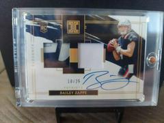 Bailey Zappe [Helmet Glove Autograph] #141 Football Cards 2022 Panini Impeccable Prices