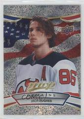 Jack Hughes [Gold] #NA-9 Hockey Cards 2022 Upper Deck MVP Domains Prices