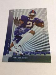 Tiki Barber [Press Proof Silver] Football Cards 1997 Panini Donruss Prices