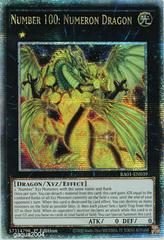 Number 100: Numeron Dragon [Quarter Century Secret Rare] RA01-EN039 YuGiOh 25th Anniversary Rarity Collection Prices
