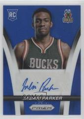 Jabari Parker [Purple Prizm] Basketball Cards 2014 Panini Prizm Rookie Autographs Blue Prices