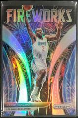 Kawhi Leonard [Silver Prizm] Basketball Cards 2021 Panini Prizm Fireworks Prices