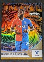 Odsonne Edouard [Orange] #11 Soccer Cards 2023 Panini Prizm Premier League Fractal Prices