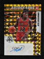 Ayo Dosunmu [Gold] Basketball Cards 2021 Panini Mosaic Rookie Autographs Prices