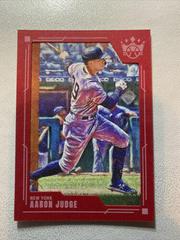 Aaron Judge [Red Frame] #115 Baseball Cards 2022 Panini Diamond Kings Prices