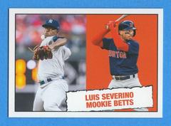 Luis Severino, Mookie Betts #34 Baseball Cards 2019 Topps Throwback Thursday Prices
