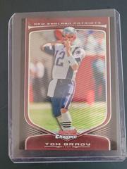 Tom Brady [Red Refractor] #10 Football Cards 2009 Bowman Chrome Prices