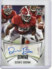 Deonte Brown #BA-DB2 Football Cards 2021 Leaf Draft Autograph Prices