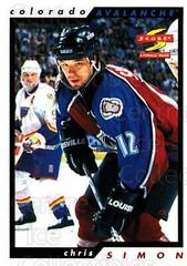 Chris Simon #190 Hockey Cards 1996 Score Prices