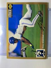 Rickey Henderson [Gold Signature] #131 Baseball Cards 1994 Collector's Choice Prices