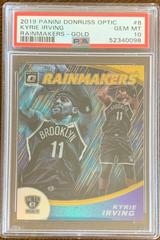 Kyrie Irving [Gold] Basketball Cards 2019 Panini Donruss Optic Rainmakers Prices