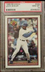 John Shelby #349 Baseball Cards 1989 Bowman Prices