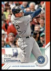 Evan Longoria [Red] #JRD-4 Baseball Cards 2017 Topps Jackie Robinson Day Prices