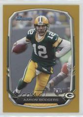 Aaron Rodgers [Gold] #40 Football Cards 2013 Bowman Prices