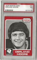 Derland Moore #35 Football Cards 1979 Saints Coke Prices