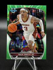Nick Smith Jr. [Green Lava] #1 Basketball Cards 2022 Bowman Chrome University Prices