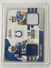 Andrew Luck, Parris Campbell Football Cards 2019 Panini Absolute Team Tandem Materials Prices