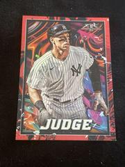 Aaron Judge [Flame] Baseball Cards 2022 Topps Fire Prices