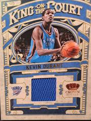 Kevin Durant #5 Basketball Cards 2009 Panini Crown Royale King on the Court Prices