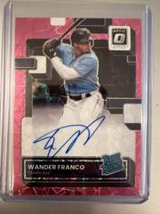 Wander Franco [Pink Velocity] #RRS-WF Baseball Cards 2022 Panini Donruss Optic Rated Rookie Signatures Prices