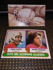 NFL Scoring Leaders [Smith, Moseley] #334 Football Cards 1980 Topps Prices