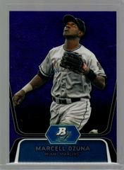 Marcell Ozuna [Purple Refractor] Baseball Cards 2012 Bowman Platinum Prospects Prices